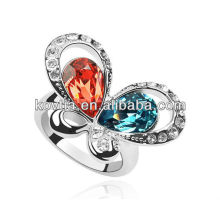 Beautiful butterfly shape diamond jewelry lovely friendship rings